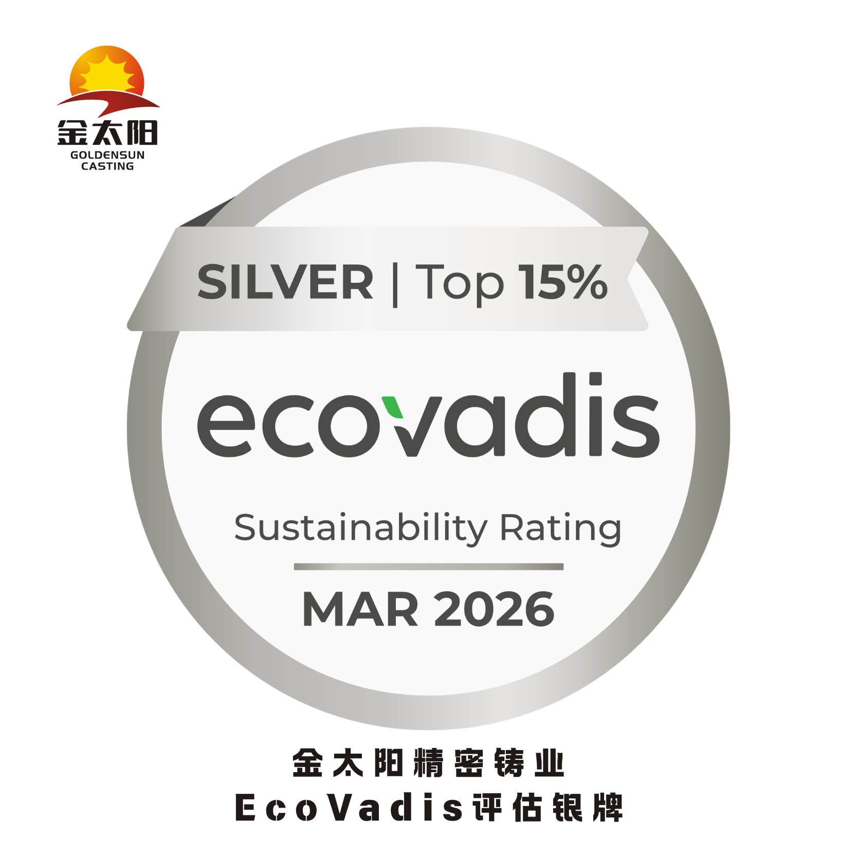 从铜到银：南宫28数控机械摘取可持续开展“绿色通行证”，彰显细分领域领军实力